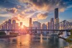 Brisbane. Cityscape image of Brisbane skyline, Australia with St
